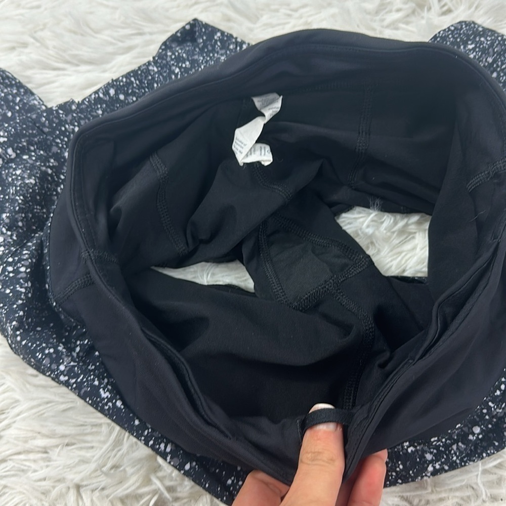 Lululemon Circuit Breaker Skirt (Tall) Splatter White Black / Black - Picture 4 of 6